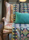 KANTHA VINTAGE WISTERIA - India Ink Home Decor