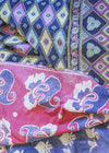 KANTHA VINTAGE WISTERIA - India Ink Home Decor