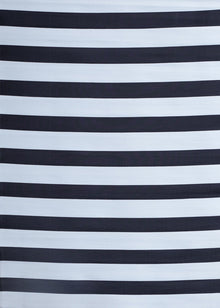  WIDE BLACK STRIPE 180 x 270 - India Ink Home Decor