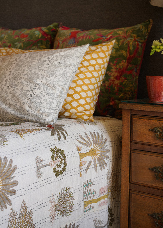 KANTHA EGYPTIAN DESERT - India Ink Home Decor