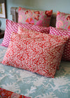 PILLOWCASE SET FLORAL SWIRL - India Ink Home Decor