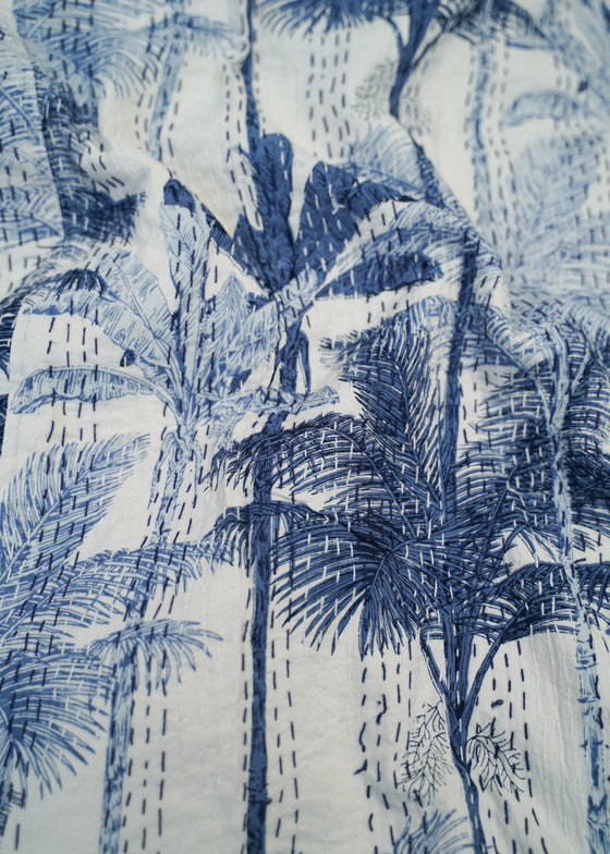 KANTHA ZANZIBAR PALM BLUE
