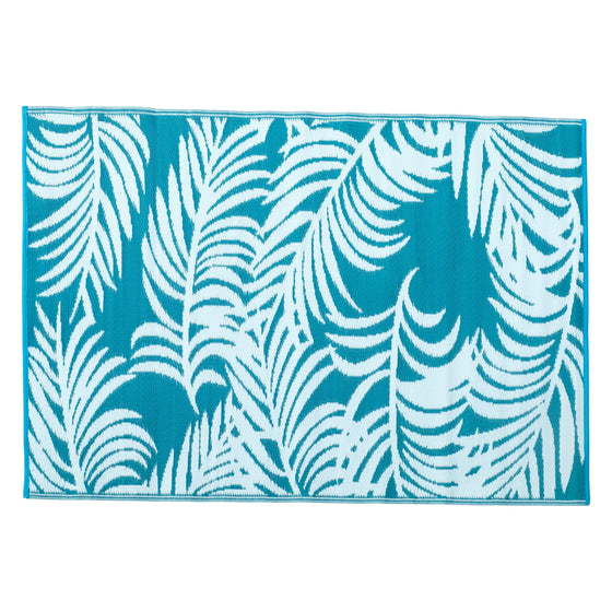 TEAL PALM LEAF SMALL