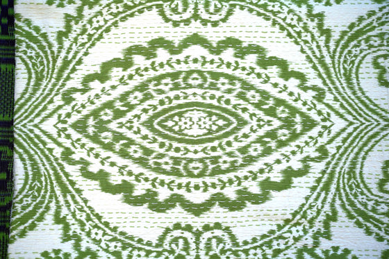 KANTHA GREEN BIG IKAT