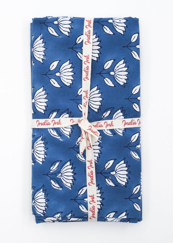 PILLOWCASE LOTUS BLUE