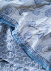 QUILTS BLUE FEATHER PAISLEY