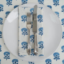  NAPKINS SET BLUE MARIGOLD