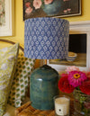 SHADE BLUE PEPPY CLASSIC DRUM S - India Ink Home Decor