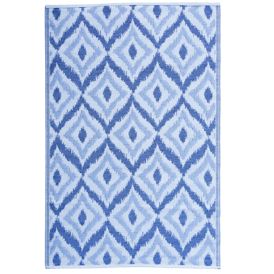 DIAMOND IKAT BLUE SMALL