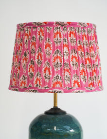  GATHERED PUCCI PINK T/D M - India Ink Home Decor
