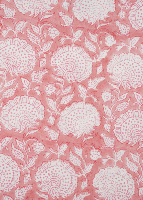 PILLOWCASE CONTRAST WALLFLOWER EMPIRE PINK