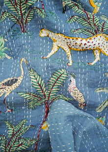  KANTHA ANIMAL SAFARI BLUE