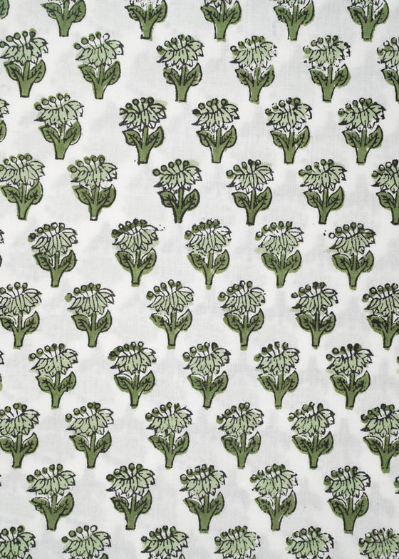 PILLOWCASE DAISY BUTI GREEN