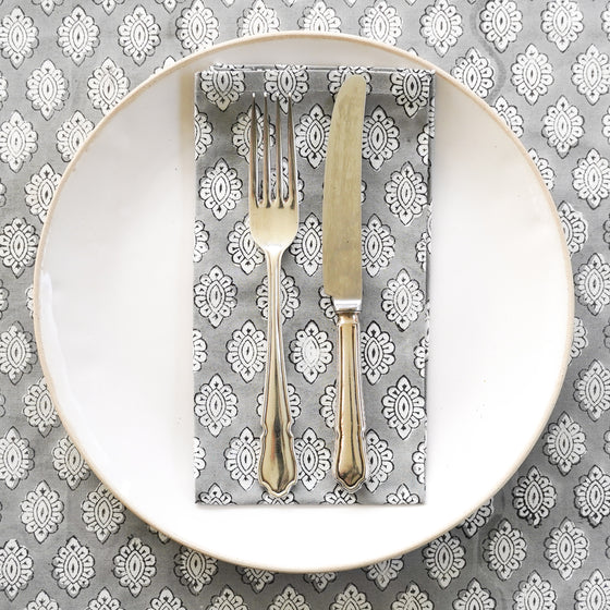 NAPKIN SET FULLARD GREY