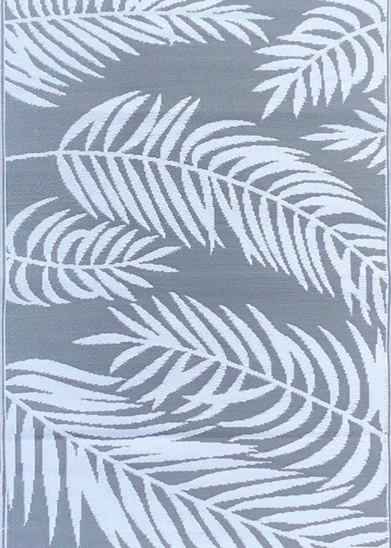 GREY PALM LEAF LARGE
