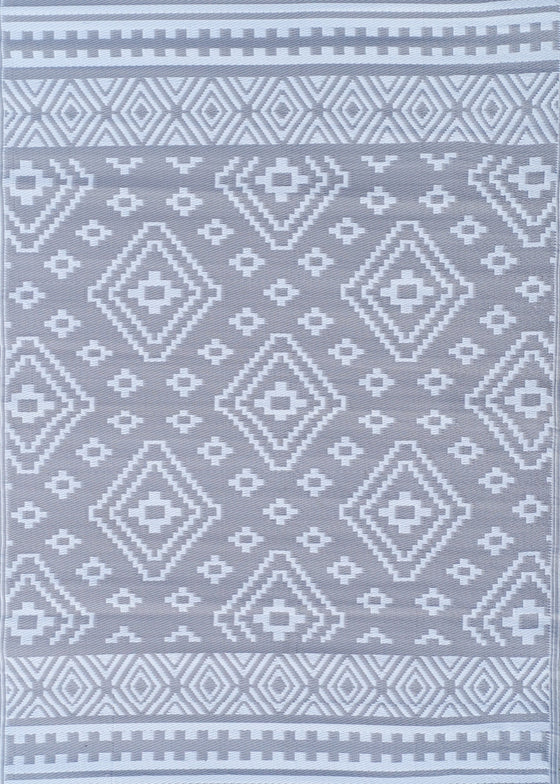 GREY AFGHAN 150x200 - India Ink Home Decor