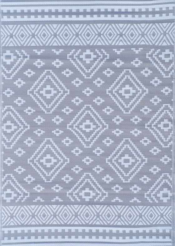 GREY AFGHAN 150x200 - India Ink Home Decor