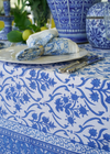 TABLECLOTH DELFT FILAGREE - India Ink Home Decor