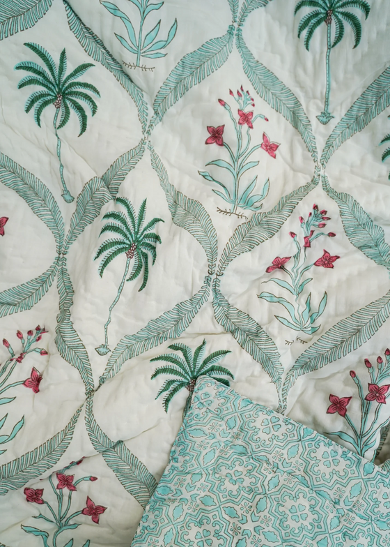 QUILTS GARDEN PALACE PALM