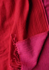 THROW WOOLLEN PLAIN PINK/RED - India Ink Home Decor