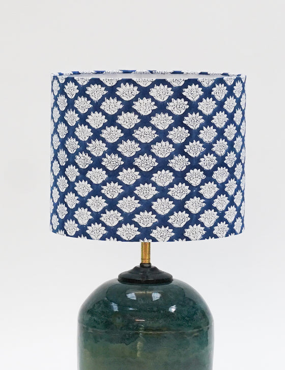 SHADE LOTUS BUTI BLUE DRUM S