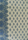 TABLECLOTH PAISLEY CASCADE BLUE