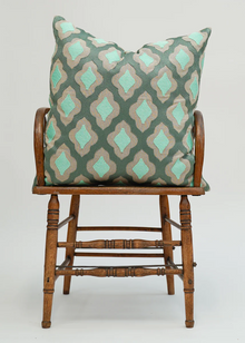  TWO TONE FULLARD GREEN/AQUA 60x60