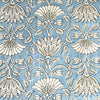 NAPKINS SET FLORAL LOTUS BLUE - India Ink Home Decor