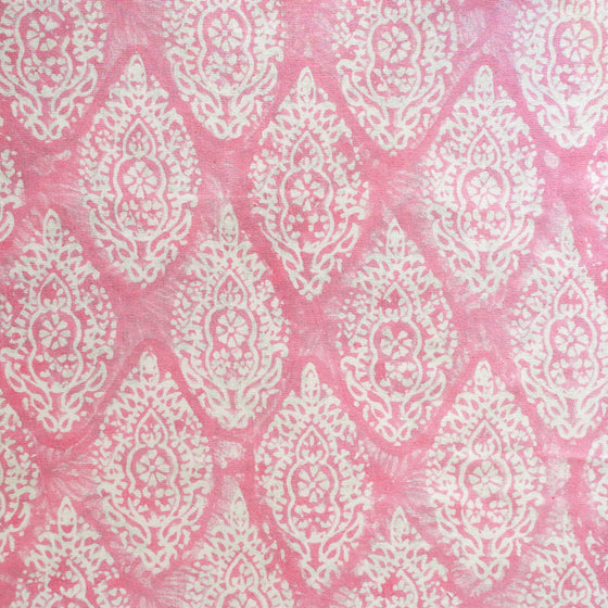 NAPKINS SET EMPIRE BORDER PINK - India Ink Home Decor